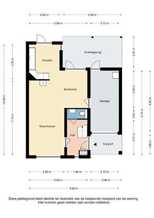 Plattegrond - Taan-Del 27, 6287 BL Eys - Taan-Del 27 Eys - Begane grond 2D.jpg